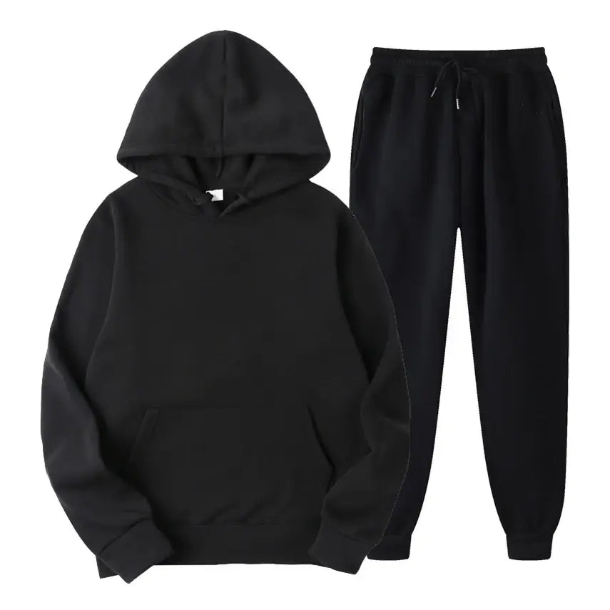 Men’s hoodies + sweatpants two piece suit