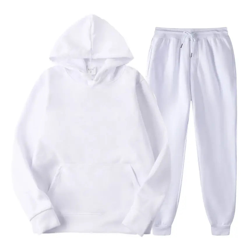 Men’s hoodies + sweatpants two piece suit