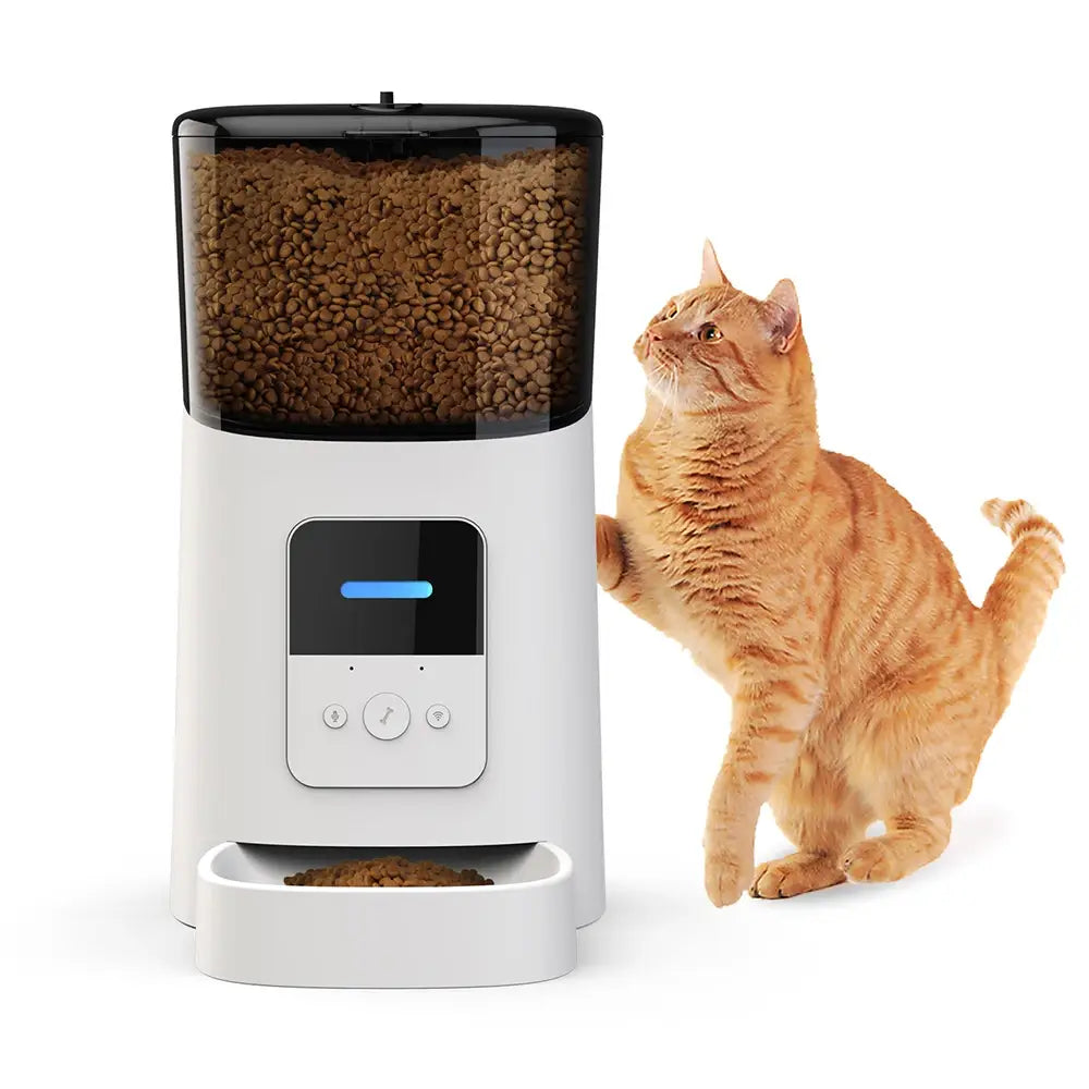 Smart feed automatic dog and cat feeder wi-fi enabled pet