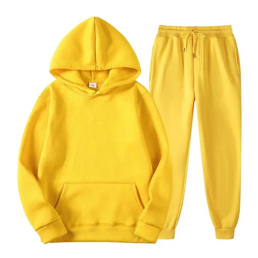 Men’s hoodies + sweatpants two piece suit