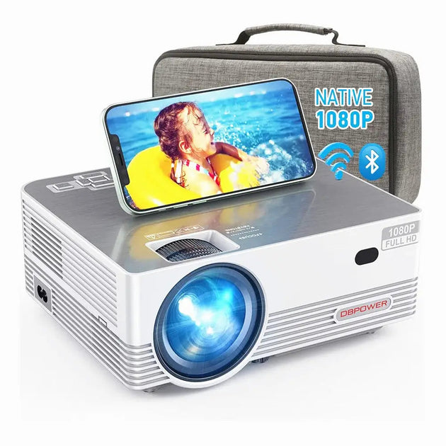 Native 1080p wifi bluetooth projector, dbpower 9500l full hd outdoor Nexellus