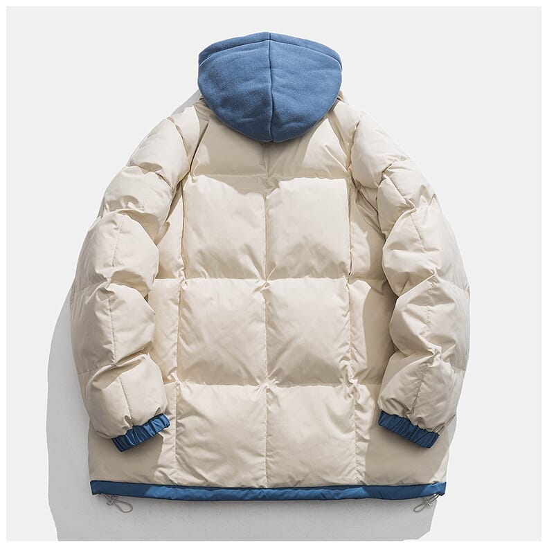 Manteau de veste en coton à capuche épaissi pour hommes