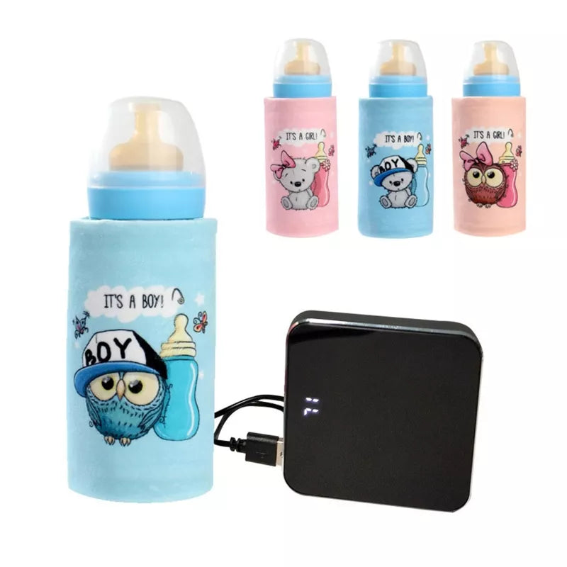 Portable usb baby bottle warmer - travel milk warmer &