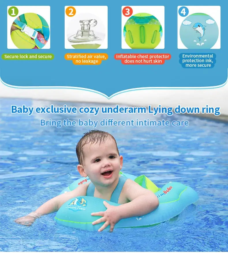 Baby swimming ring party ring anti choking water anti