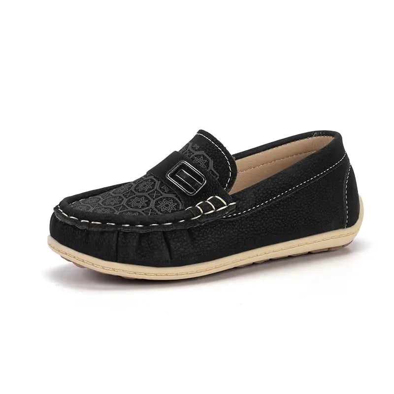 Hand-stitched soft soled children’s casual shoes loafers