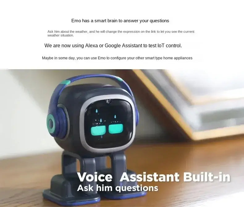 Emo smart talking robot pet voice recognition emotion ai