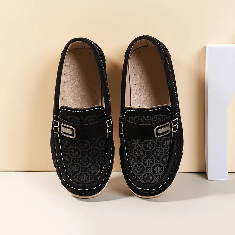 Hand-stitched soft soled children’s casual shoes loafers