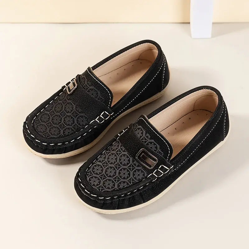 Hand-stitched soft soled children’s casual shoes loafers