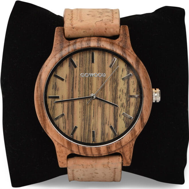 Zebra Wood Watch