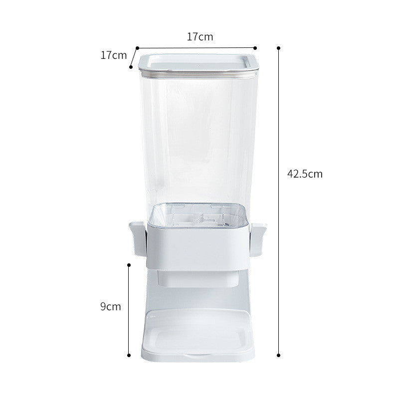 Countertop cereal dispenser indispensable dry food dispenser