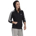 Adidas 3 stripes full-zip hoodie for women