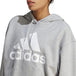 Adidas essentials big logo oversized french terry hoodie