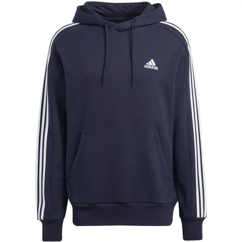 Adidas Essentials French Terry 3-Stripes Hoodie M IC0436 - Nexellus