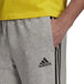 Adidas essentials tapered cuff 3 stripes men pants