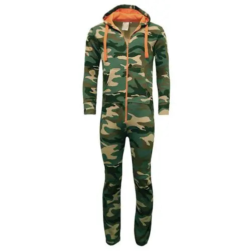 Adults Unisex Woodland Camouflage Onesie - Nexellus