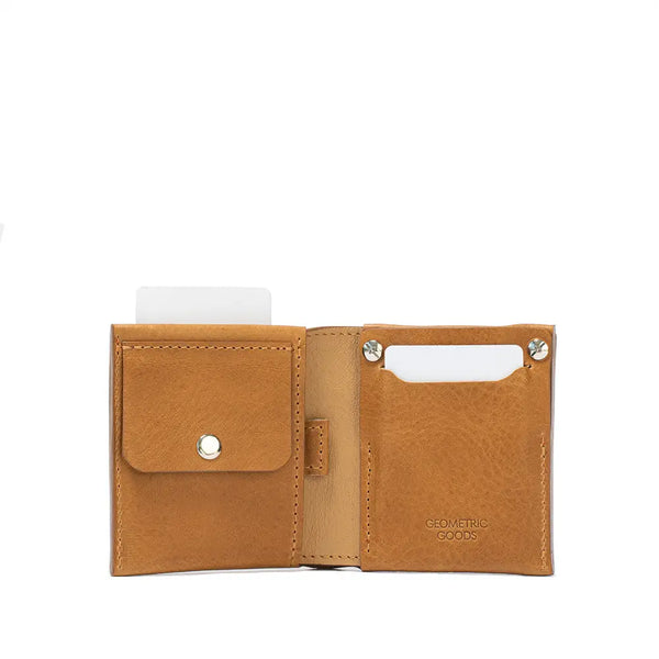 Airtag billfold wallet with coin pouch