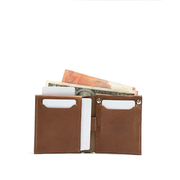 Airtag wallet - leather billfold 2.0