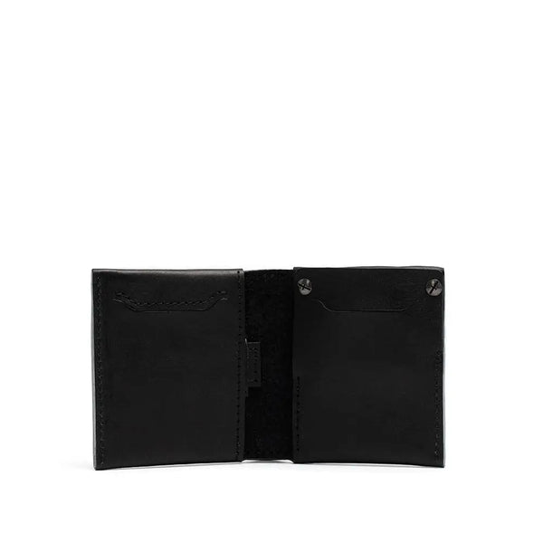 Airtag wallet - leather billfold 2.0 - Black