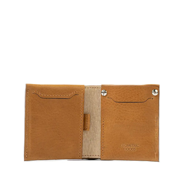 Airtag wallet - leather billfold 2.0 - Camel