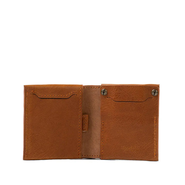 Airtag wallet - leather billfold 2.0 - Tan