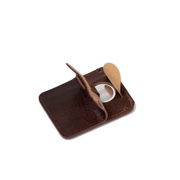 Airtag wallet with d-ring