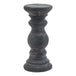 Amalfi small grey column candle holder - Candle Holders