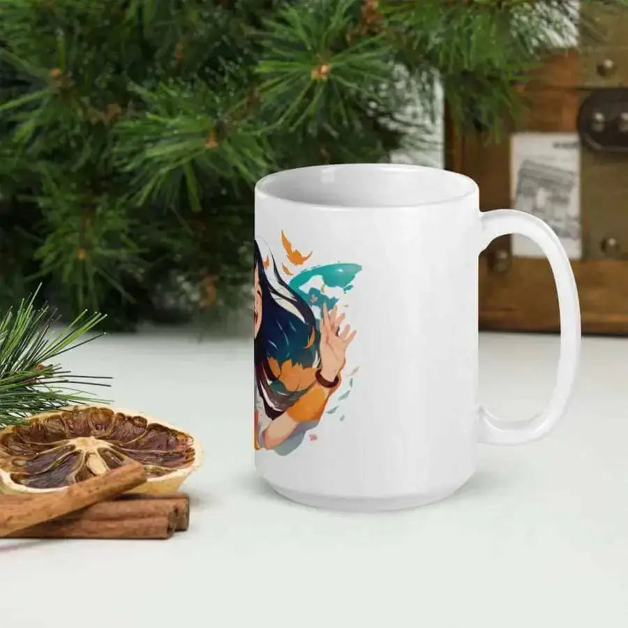 Anime odyssey white mug Nexellus