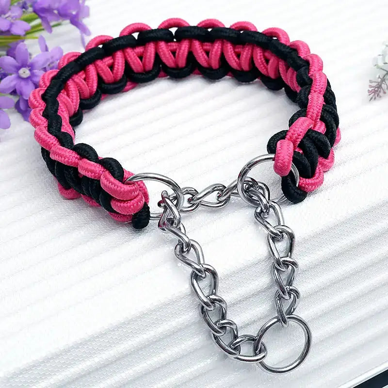 Anti-bite dog chain iron chain big dog traction rope golden retriever Nexellus