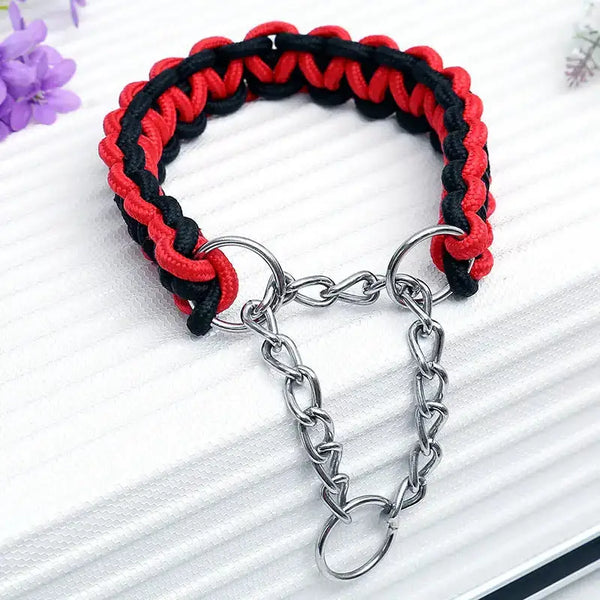 Anti-bite dog chain iron chain big dog traction rope golden retriever Nexellus