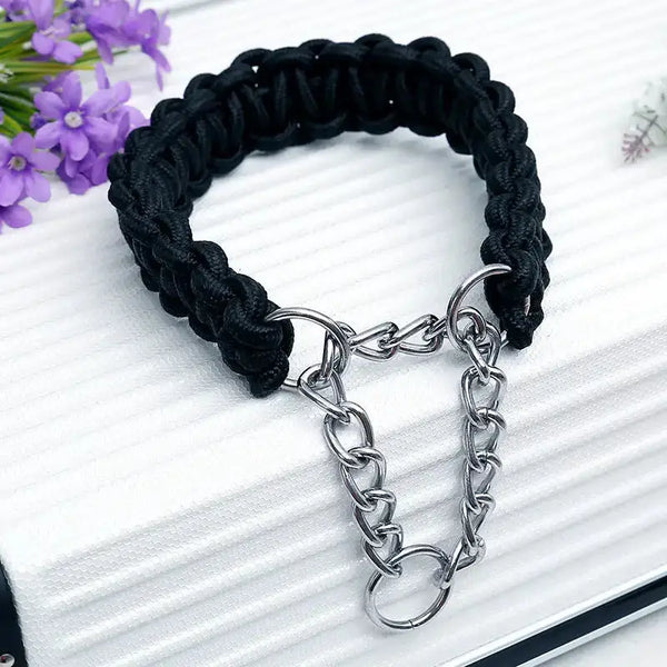 Anti-bite dog chain iron chain big dog traction rope golden retriever Nexellus