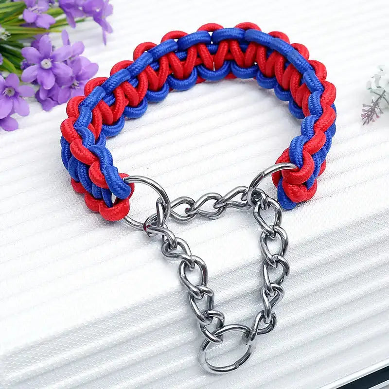 Anti-bite dog chain iron chain big dog traction rope golden retriever Nexellus