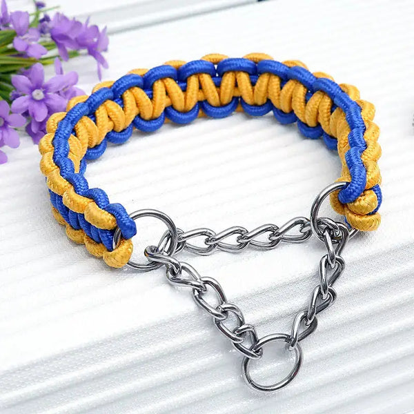 Anti-bite dog chain iron chain big dog traction rope golden retriever Nexellus