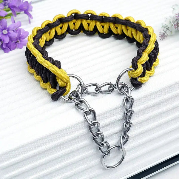 Anti-bite dog chain iron chain big dog traction rope golden retriever Nexellus