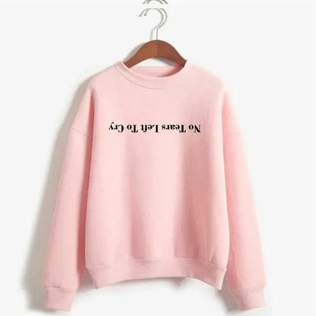 Ariana Grande Sweatshirt No Tears Left To Cry Hoodie for Women Nexellus