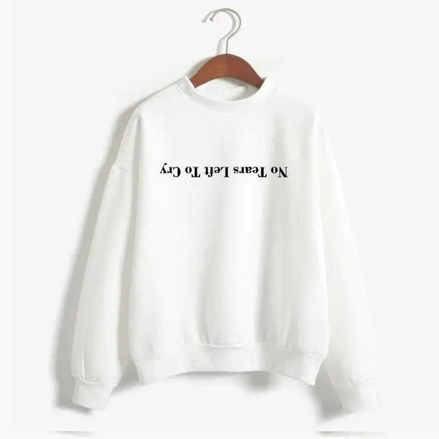 Ariana Grande Sweatshirt No Tears Left To Cry Hoodie for Women Nexellus