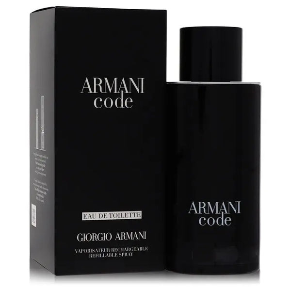 Armani code eau de toilette spray refillable by giorgio