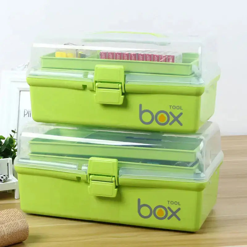 Art student painting box three-layer folding toolbox portable primary Nexellus