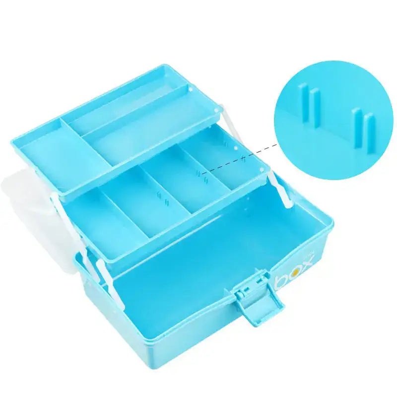 Art student painting box three-layer folding toolbox portable primary Nexellus