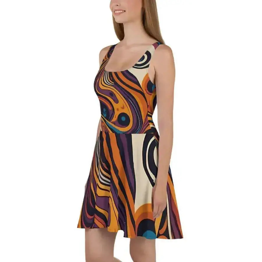 Artistic flair skater dress Nexellus