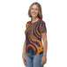 Artistic flair: women's t-shirt Nexellus