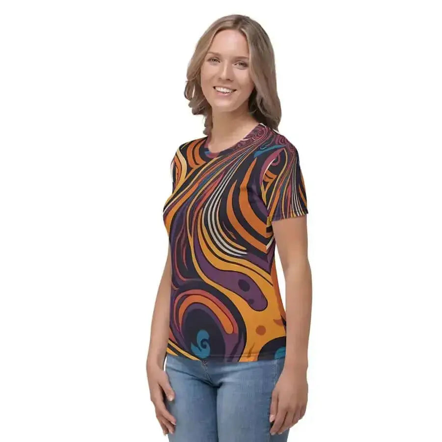 Artistic flair: women's t-shirt Nexellus