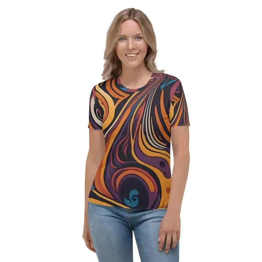 Artistic flair: women's t-shirt Nexellus