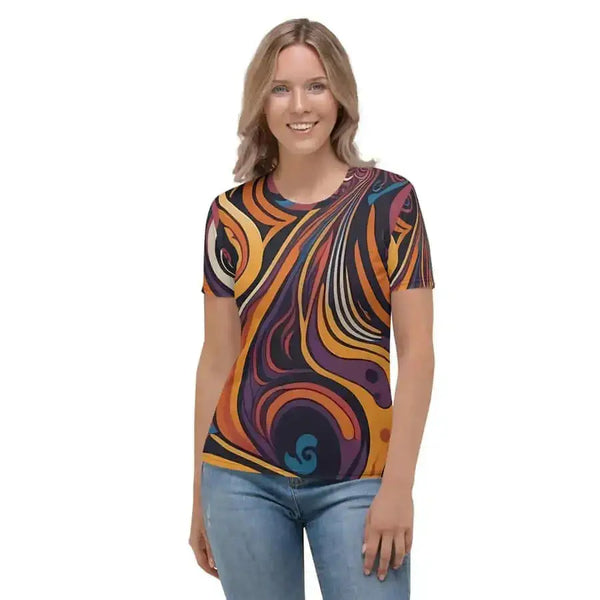 Artistic flair: women's t-shirt Nexellus