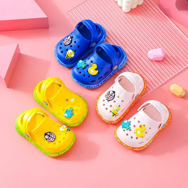 Baby sandals male summer toddler cartoon 1-3 years old 2 girls hole Nexellus