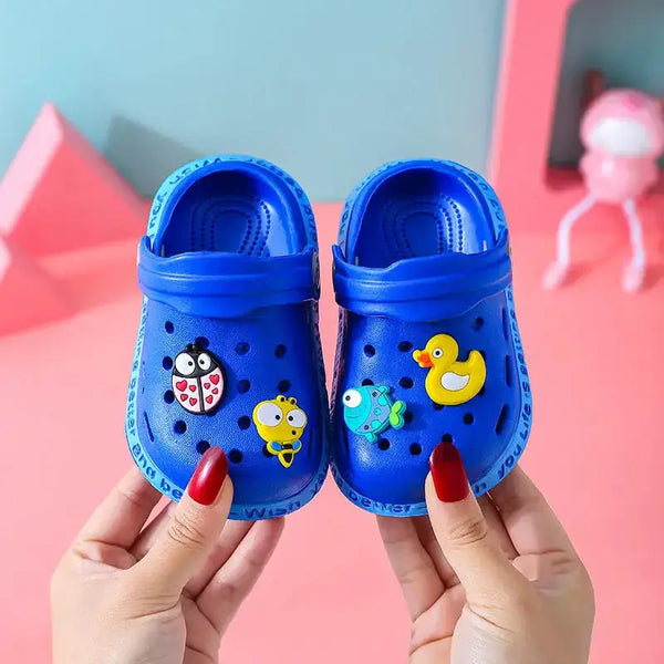 Baby sandals male summer toddler cartoon 1-3 years old 2 girls hole Nexellus