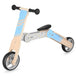 Balance bike and children&#39;s scooter 2in1 Spokey WOO-RIDE MULTI 940906 blue - Nexellus