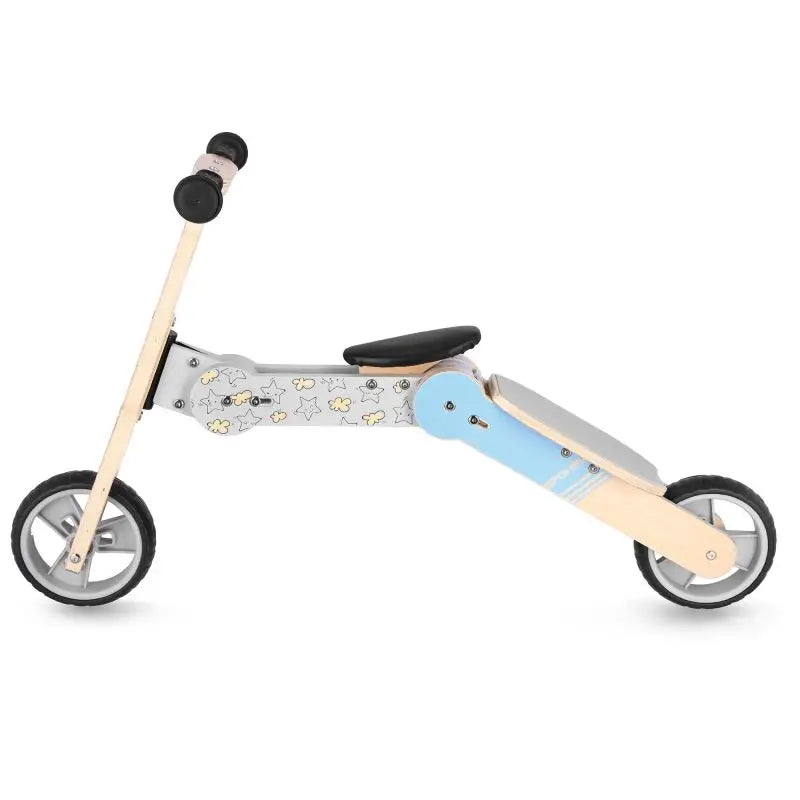 Balance bike and children&#39;s scooter 2in1 Spokey WOO-RIDE MULTI 940906 blue - Nexellus