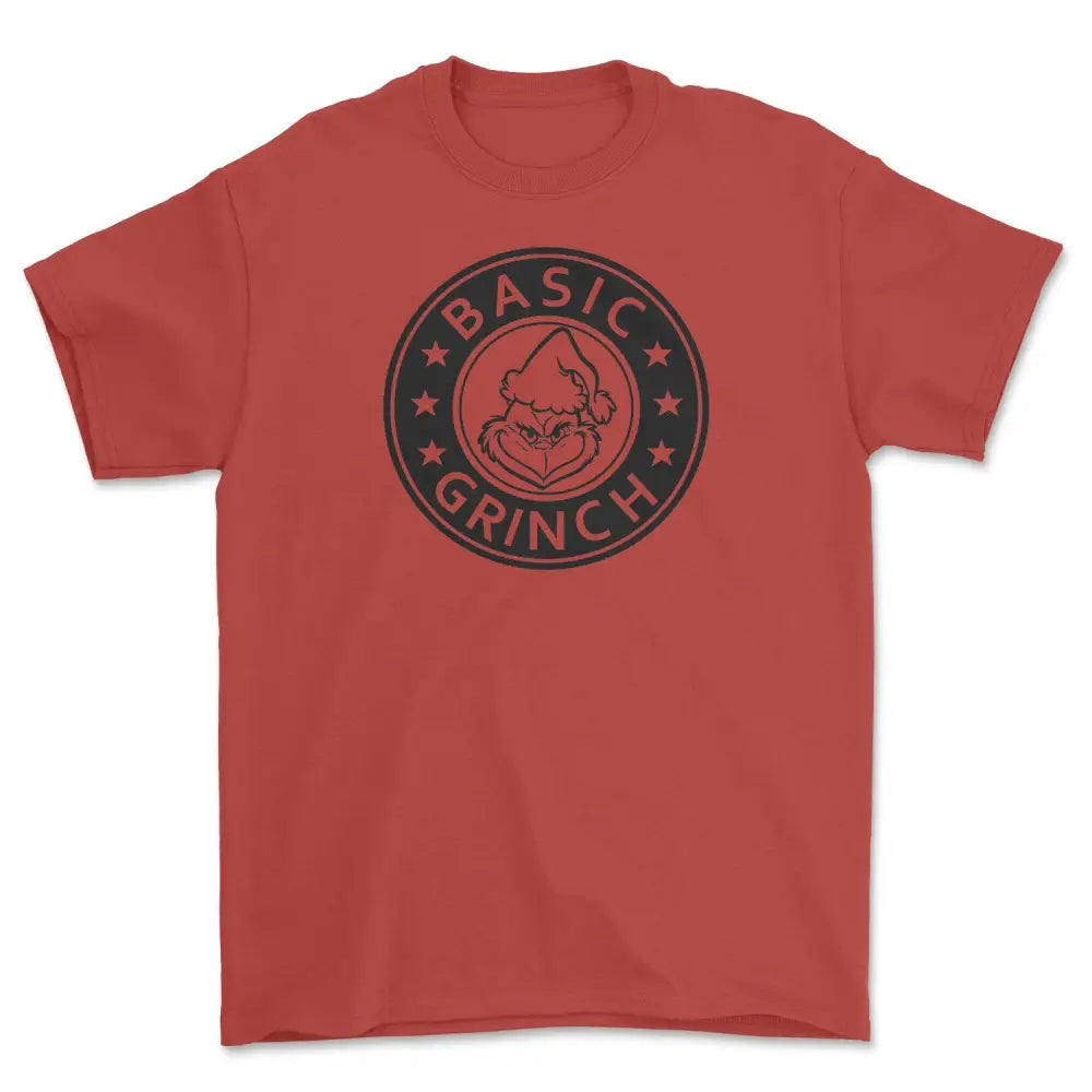 Basic grinch tee - Red / Large