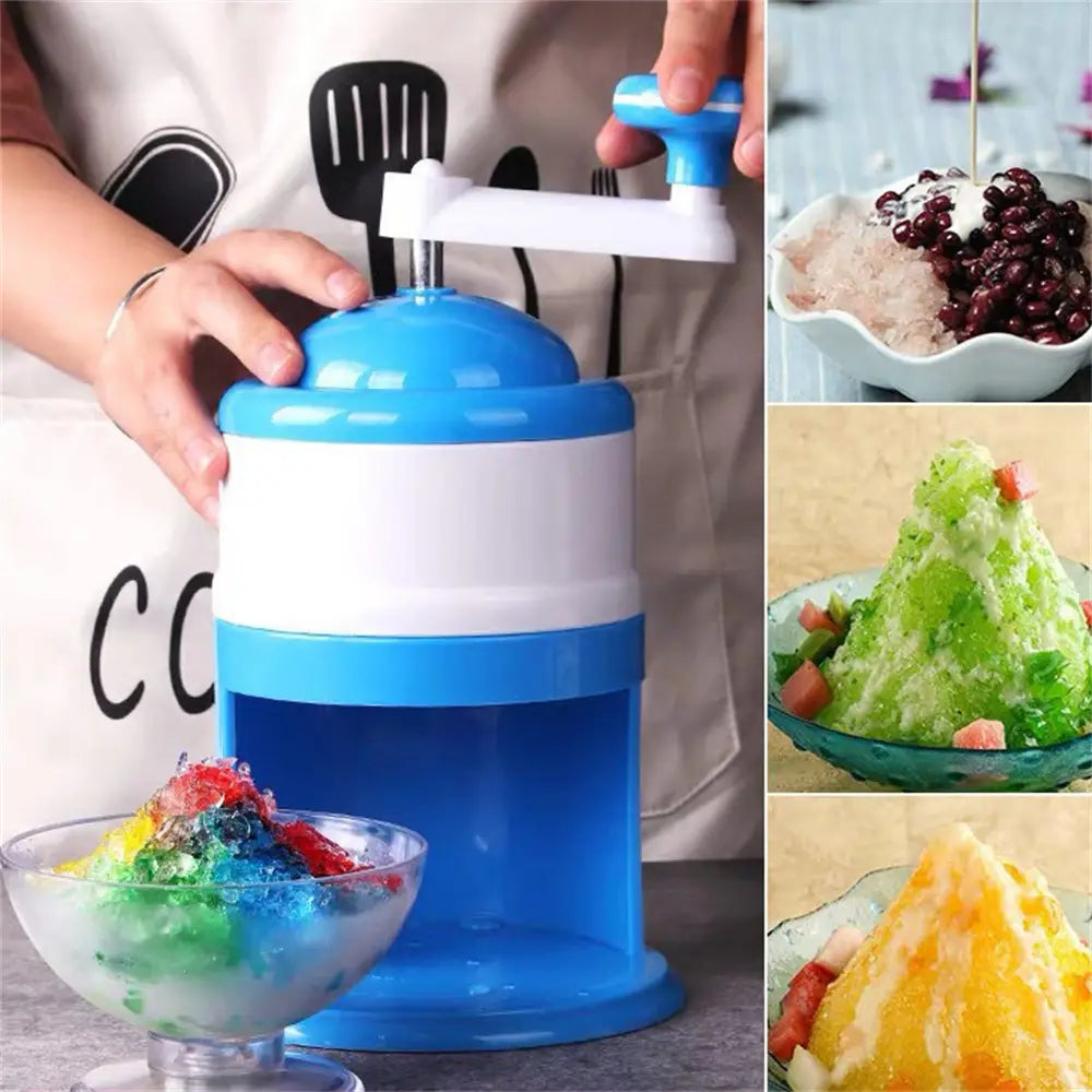 Mini máquina de hielo raspado para batidos, manual de cocina para el hogar