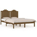 Bed frame honey brown solid wood pine 120x200 cm Nexellus